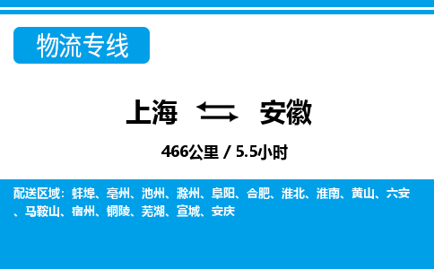上海到安徽物流專線-上海至安徽物流公司-上海到安徽貨運(yùn)專線