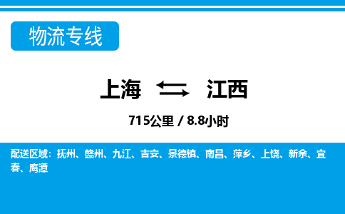 上海到江西物流專線-上海至江西物流公司-上海到江西貨運專線