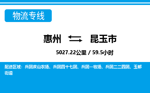 惠州到昆玉市物流專(zhuān)線_惠州至昆玉市物流公司_惠州到昆玉市貨運(yùn)專(zhuān)線
